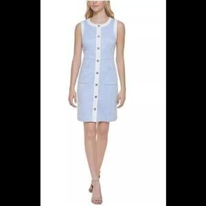 (Gb16) Tommy Hilfiger Sleeveless Sheath Dress, Sz 12